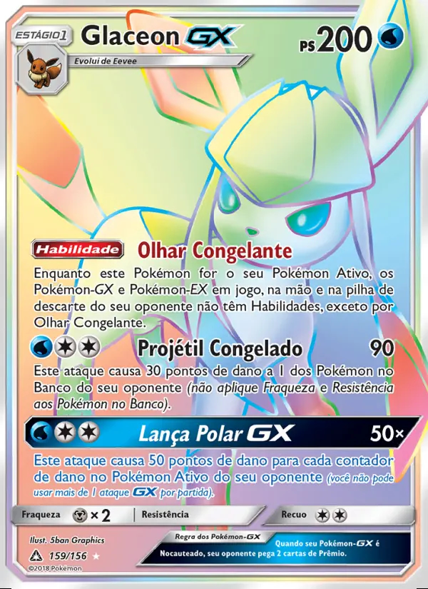 Image of the card Glaceon GX