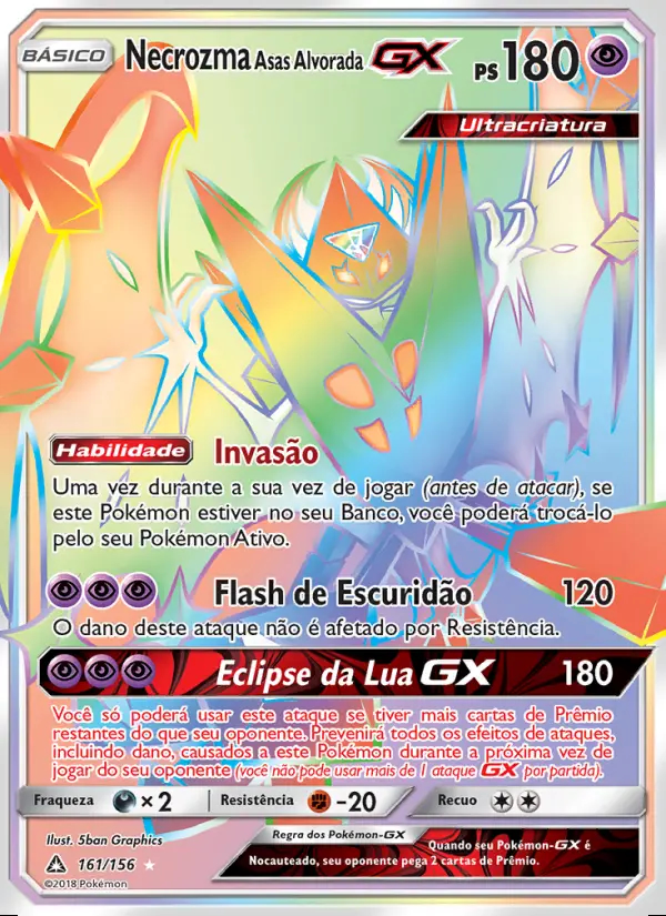 Image of the card Necrozma Asas Alvorada GX