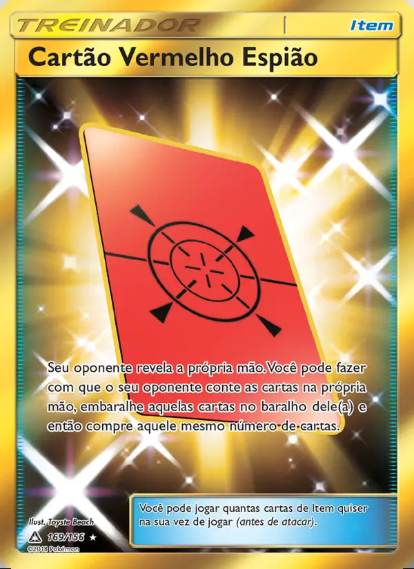 Image of the card Cartão Vermelho Espião