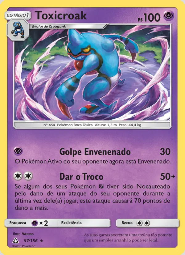 Image of the card Toxicroak
