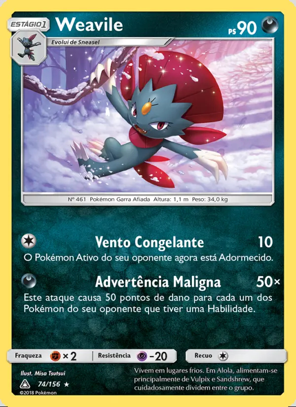 Image of the card Weavile