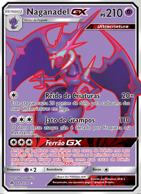 Image of the card Naganadel GX