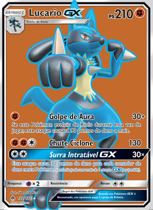 Image of the card Lucario GX