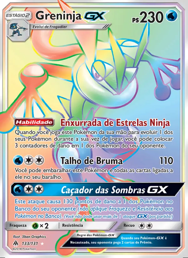 Image of the card Greninja GX