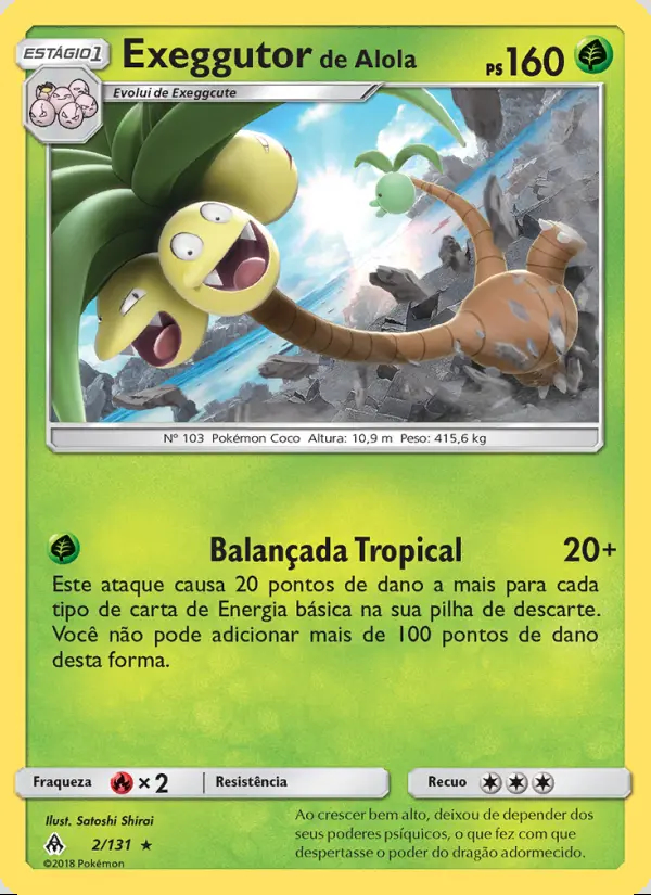 Image of the card Exeggutor de Alola