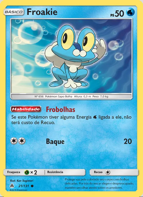Image of the card Froakie