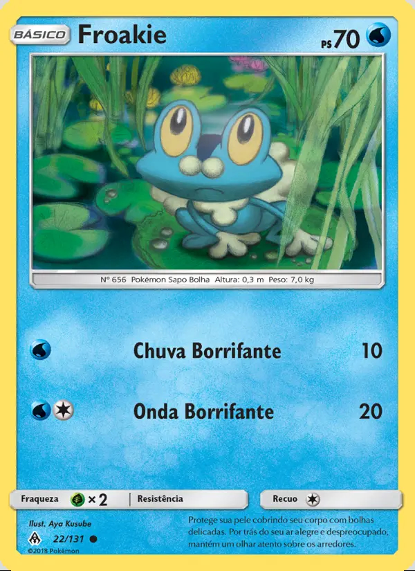 Image of the card Froakie