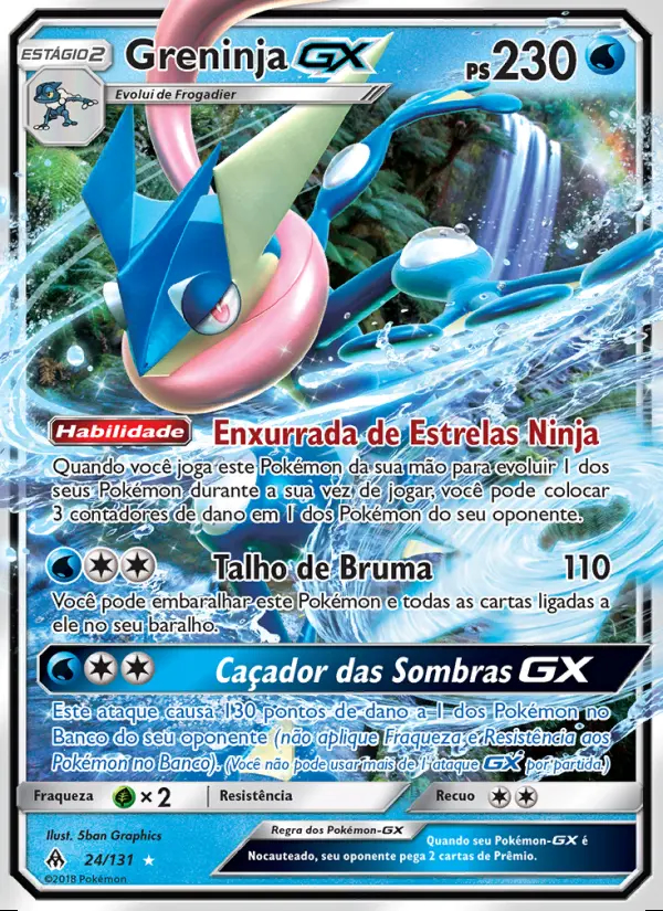 Image of the card Greninja GX