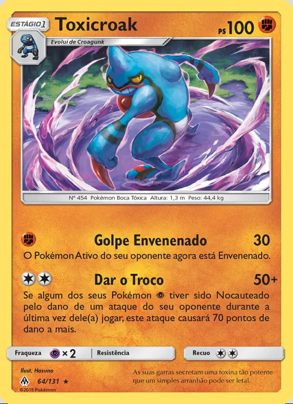 Image of the card Toxicroak