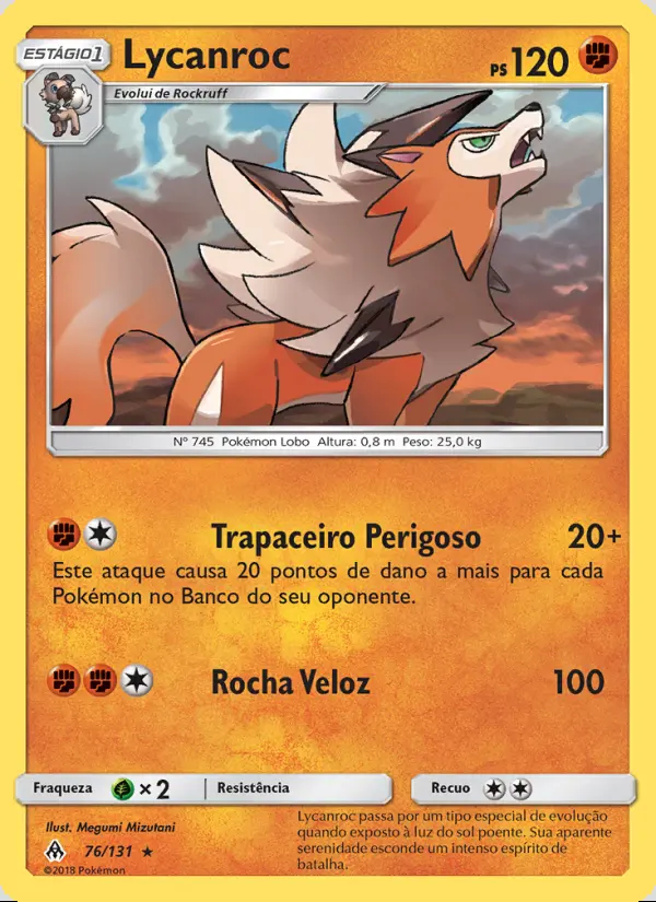 Image of the card Lycanroc