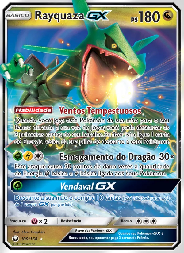 Image of the card Rayquaza GX