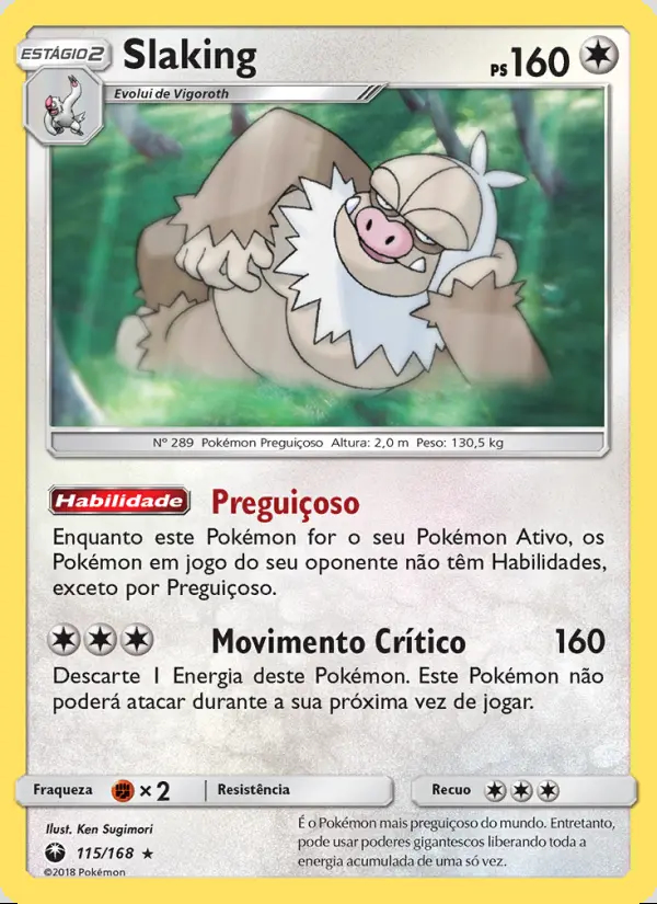 Image of the card Slaking