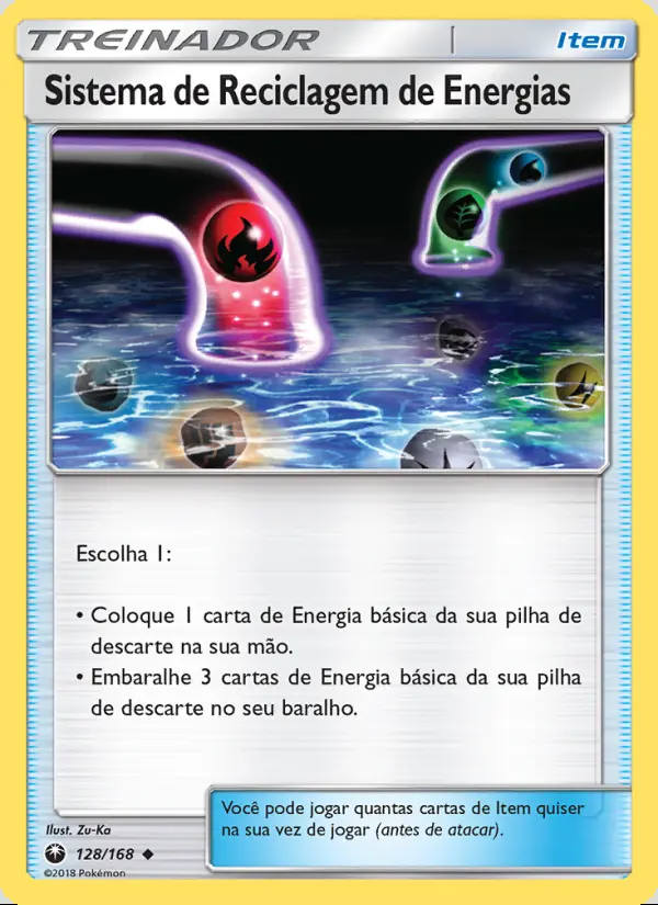 Image of the card Sistema de Reciclagem de Energias