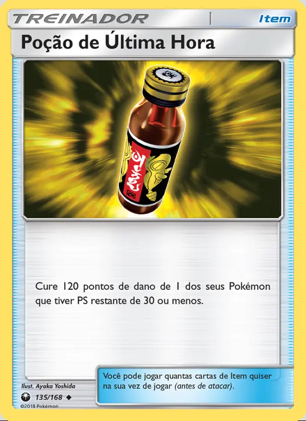 Image of the card Poção de Última Hora