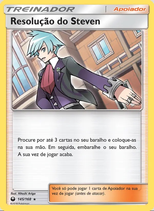 Image of the card Resolução do Steven