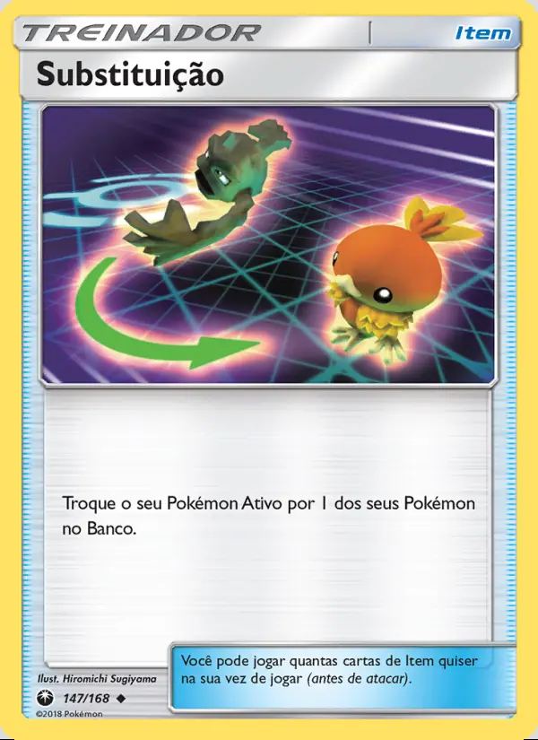 Image of the card Substituição