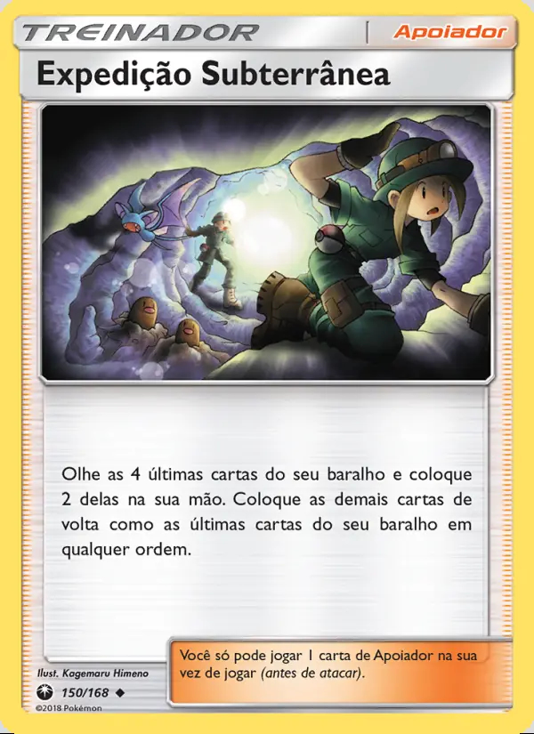 Image of the card Expedição Subterrânea