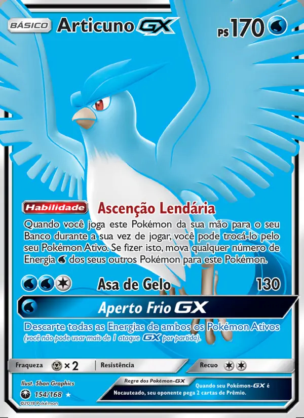 Image of the card Articuno GX