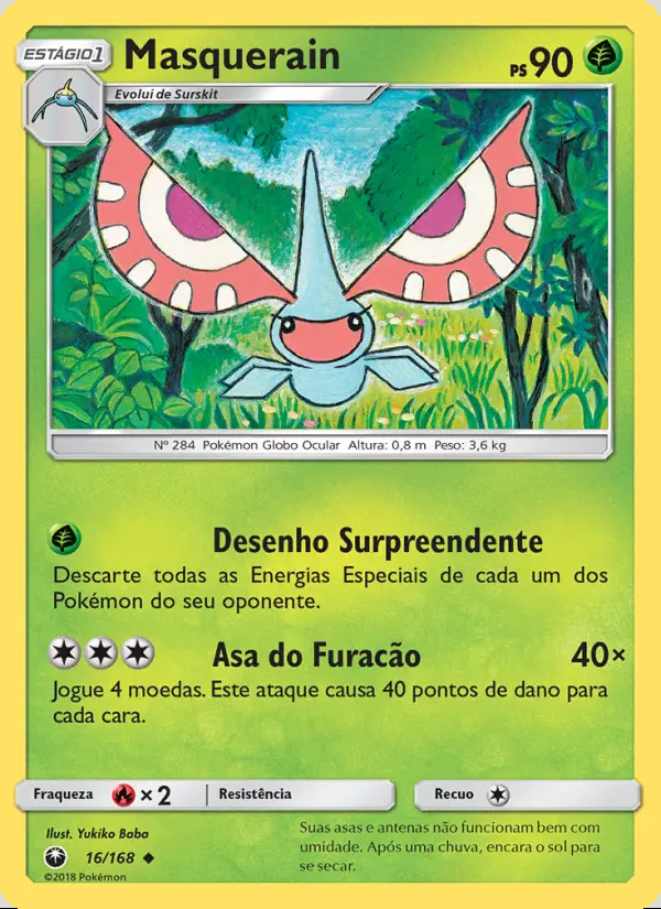 Image of the card Masquerain