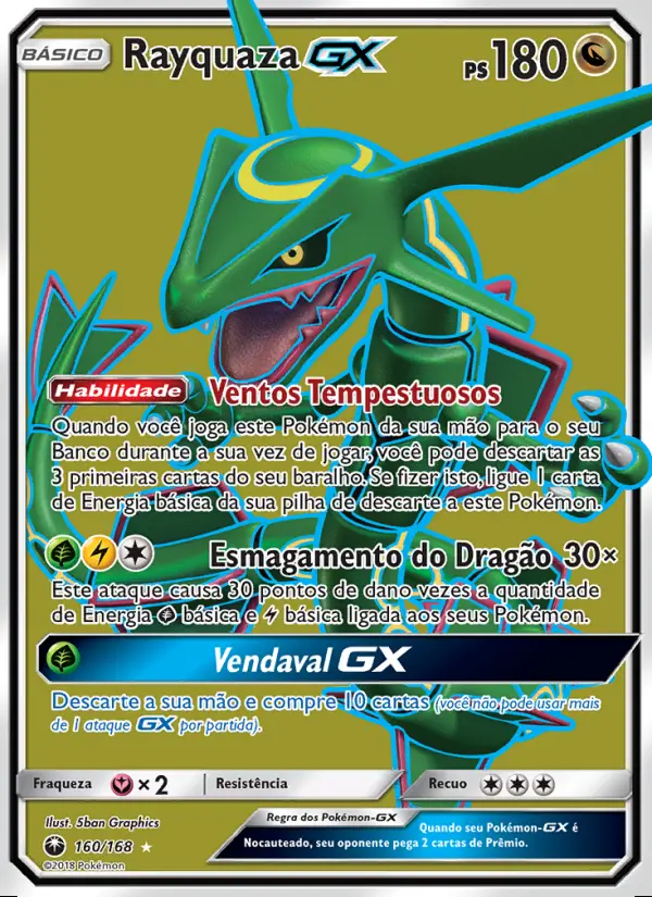 Image of the card Rayquaza GX