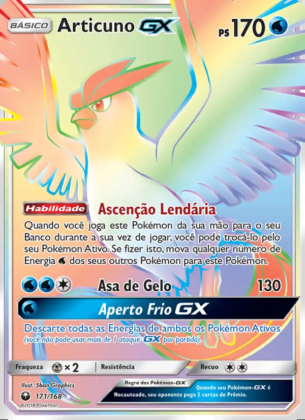 Image of the card Articuno GX