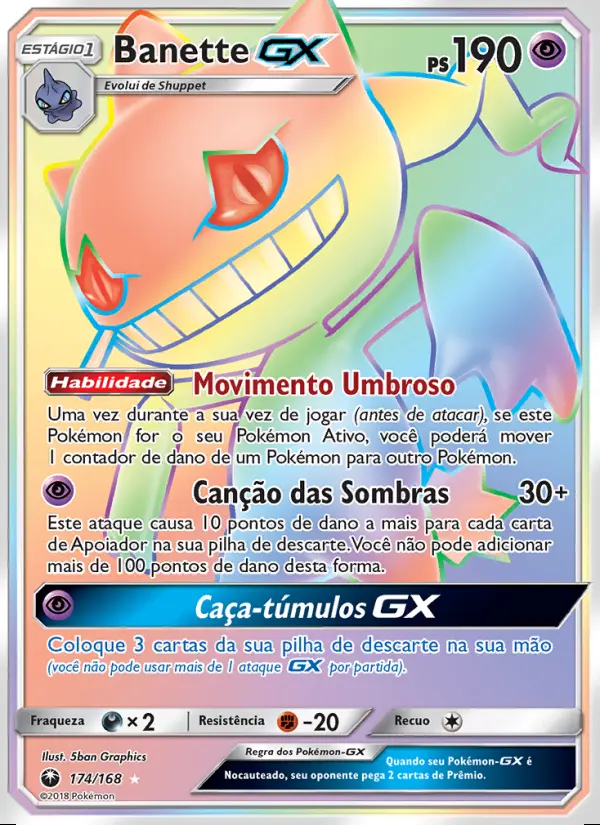 Image of the card Banette GX