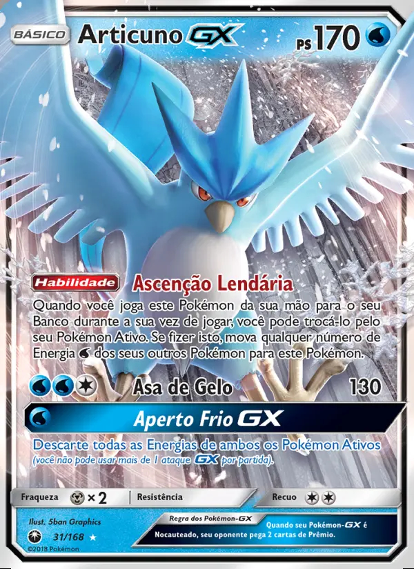 Image of the card Articuno GX