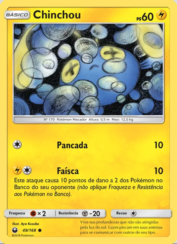 Image of the card Chinchou