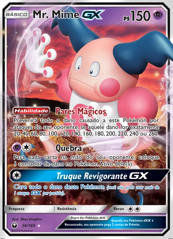 Image of the card Mr. Mime GX
