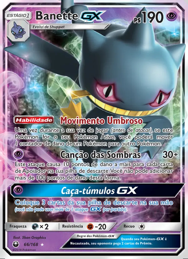 Image of the card Banette GX