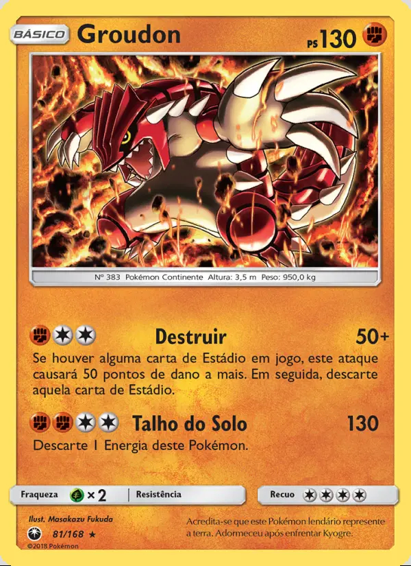 Image of the card Groudon