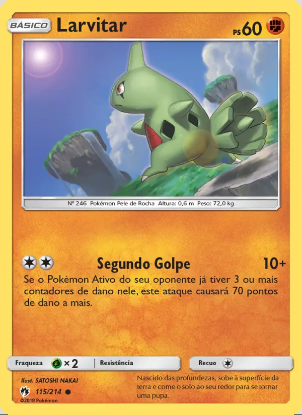 Image of the card Larvitar
