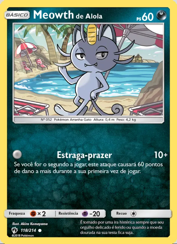 Image of the card Meowth de Alola