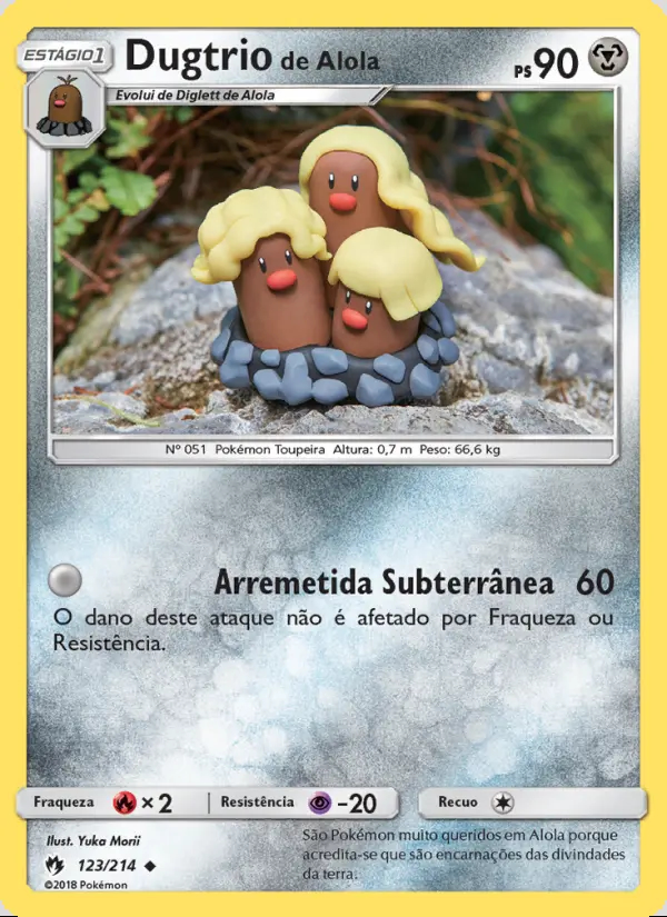 Image of the card Dugtrio de Alola