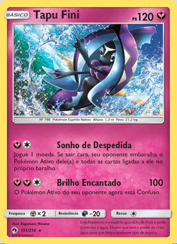 Image of the card Tapu Fini