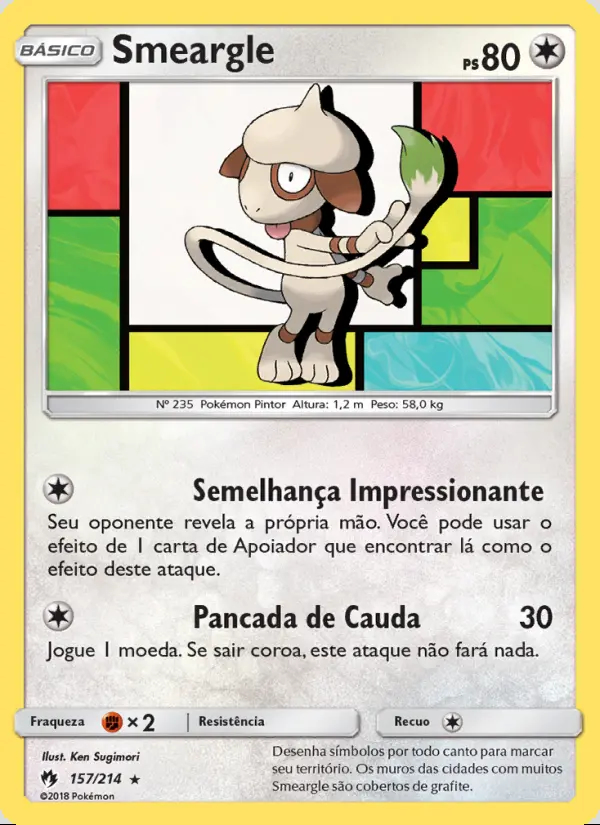 Image of the card Smeargle