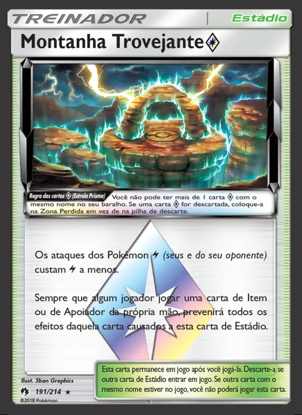 Image of the card Montanha Trovejante ◇