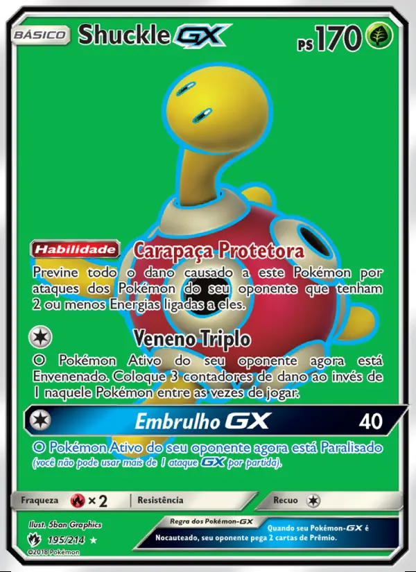 Image of the card Shuckle GX