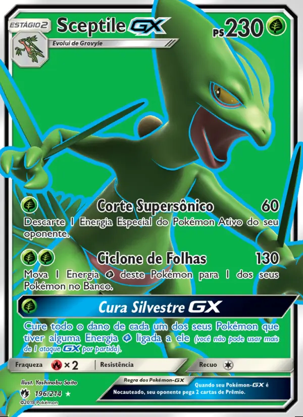 Image of the card Sceptile GX