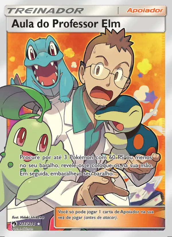 Image of the card Aula do Professor Elm