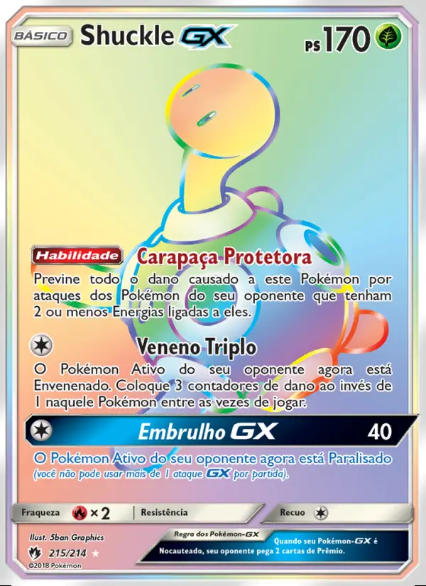 Image of the card Shuckle GX