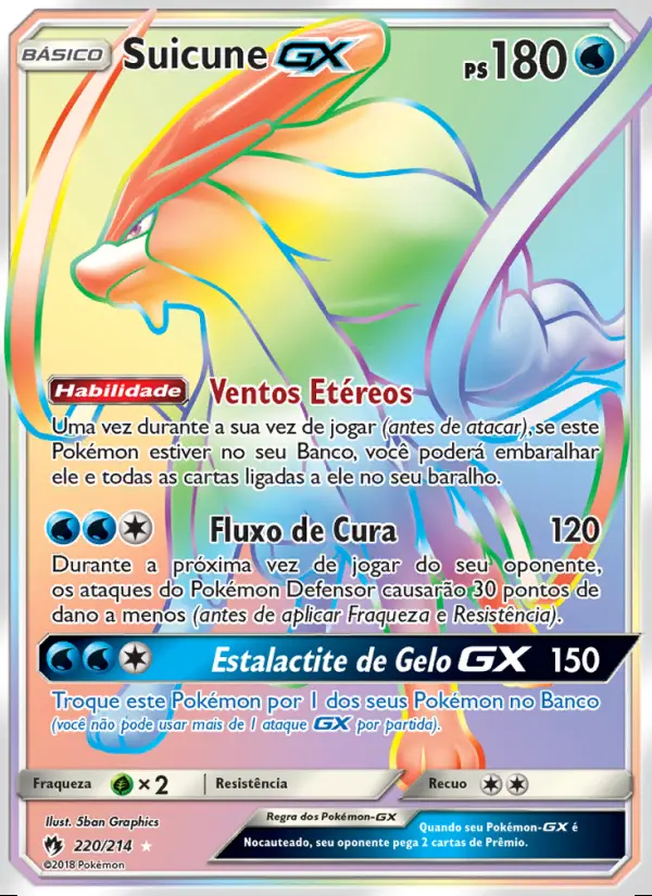 Image of the card Suicune GX
