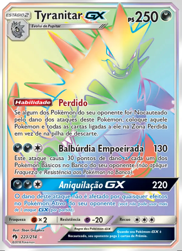 Image of the card Tyranitar GX