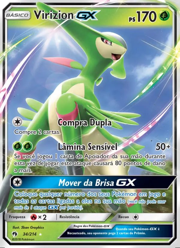 Image of the card Virizion GX