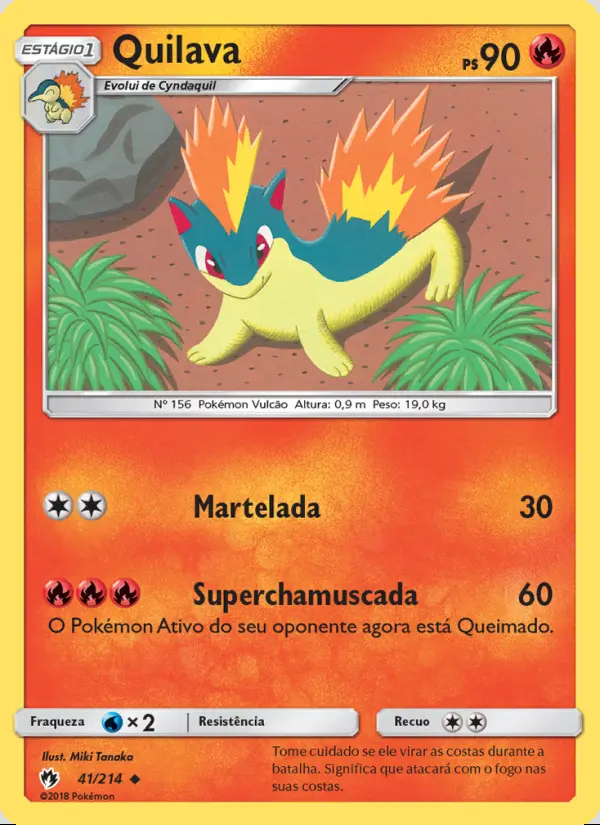 Image of the card Quilava