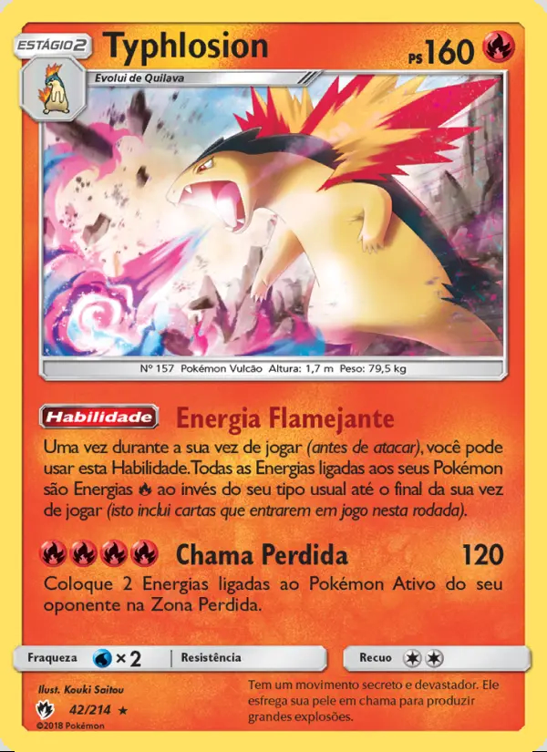 Image of the card Typhlosion