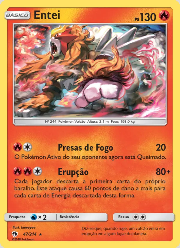 Image of the card Entei