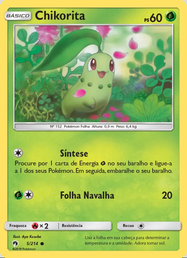 Image of the card Chikorita