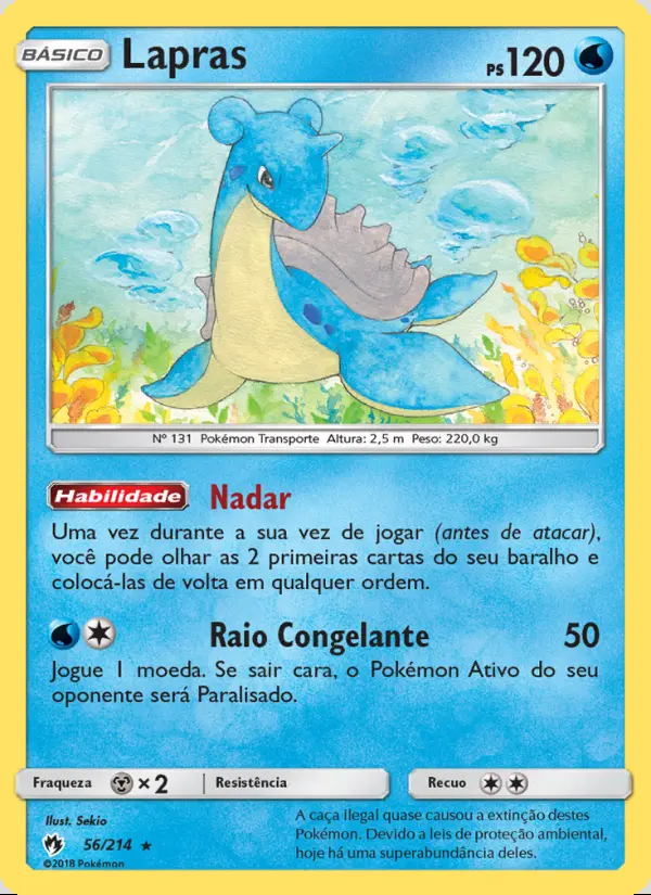 Image of the card Lapras