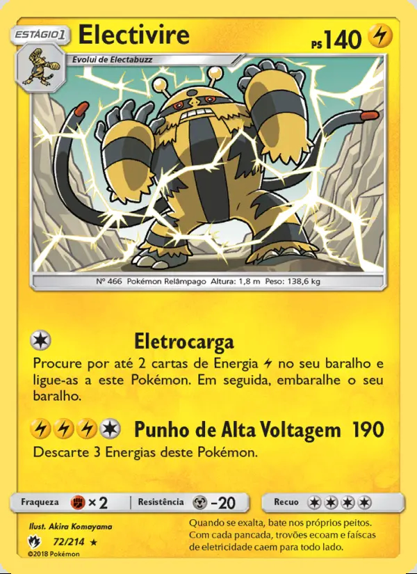 Image of the card Electivire